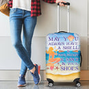 Vintage Style Mermaid Habits Luggage Cover interestprint