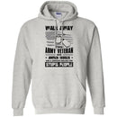 WALK AWAY THIS ARMY VETERAN HAS ANGER ISSUES AND A SERIOUS DISLIKE FOR STUPID PEOPLE VETERAN SHIRT CustomCat