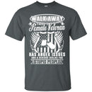 Walk Away This Female Veteran Has Anger Issues Veterans T-shirts & Hoodie for Veteran's Day CustomCat