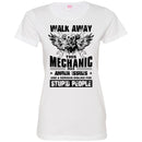 Walk Away This Mechanic Has Anger Issues And A Serious Dislike For Stupid People Mechanic Shirts CustomCat