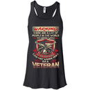 Warning I Am A Veteran T-shirts & Hoodie for Veteran's Day CustomCat