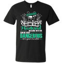 Warning I Belong To My Husband Messing With Me Can Be Very Dangerous Funny T-shirts CustomCat