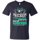 Warning I Belong To My Husband Messing With Me Can Be Very Dangerous Funny T-shirts CustomCat