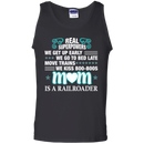 We Kiss Boo-boos Mom Is A Railroader Funny T-shirts CustomCat