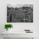 Weather In The Desert Multi Names Premium Canvas Crossroads Personalized Canvas Wall Art - Family Street Sign Family Name Art Canvas For Home Decor Family - CANLA75 - CustomCat