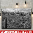 Weather In The Desert Multi Names Premium Canvas Crossroads Personalized Canvas Wall Art - Family Street Sign Family Name Art Canvas For Home Decor Family - CANLA75 - CustomCat