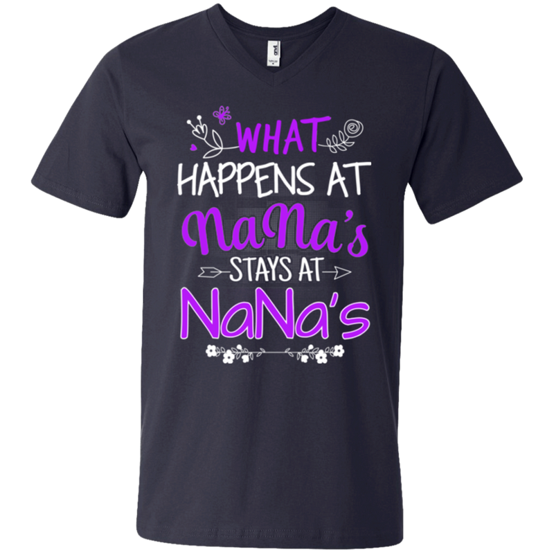 What happens at nana's stays at nana's T-shirts CustomCat