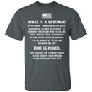 What Is A Veteran Tshirt CustomCat