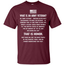 What Is An Army Veteran T-shirts & Hoodie for Veteran's Day CustomCat