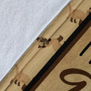 When I Needed A Hand I Found Your Paw- Siamese Cat Fleece Blanket interestprint