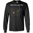Where Farts Come From Galaxy Funny Gifts Science T Shirts CustomCat