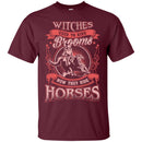 Wiches Ride Horses Tshirt For Halloween CustomCat