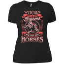 Wiches Ride Horses Tshirt For Halloween CustomCat