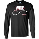 Wine Love Forever Infinity Funny Gifts Wine Lover Shirts CustomCat