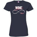 Wine Love Forever Infinity Funny Gifts Wine Lover Shirts CustomCat