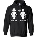 Wine T-Shirt CenturyTee Women's Before Wine After Wine Unicorn Shirts CustomCat