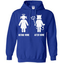 Wine T-Shirt CenturyTee Women's Before Wine After Wine Unicorn Shirts CustomCat