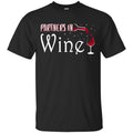 Wine T-Shirt Partners In Wine Funny Pun Vintage Moms Drinking Tee Shirts CustomCat