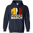 Woman's March Black History Month T-Shirt for Women African Pride Shirts CustomCat