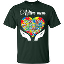 Womens Autism T-Shirt Therapist Mom If You Think Are Full You Should See My Heart Tee Shirt CustomCat