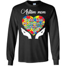 Womens Autism T-Shirt Therapist Mom If You Think Are Full You Should See My Heart Tee Shirt CustomCat