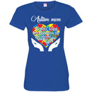 Womens Autism T-Shirt Therapist Mom If You Think Are Full You Should See My Heart Tee Shirt CustomCat