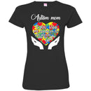 Womens Autism T-Shirt Therapist Mom If You Think Are Full You Should See My Heart Tee Shirt CustomCat