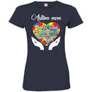 Womens Autism T-Shirt Therapist Mom If You Think Are Full You Should See My Heart Tee Shirt CustomCat