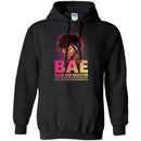 Womens BAE Black and Educated Black History Month T-Shirt CustomCat