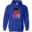 Womens BAE Black and Educated Black History Month T-Shirt CustomCat