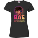 Womens BAE Black and Educated Black History Month T-Shirt CustomCat