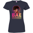 Womens BAE Black and Educated Black History Month T-Shirt CustomCat