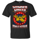 Wonder Female Veteran Tshirt CustomCat