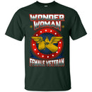 Wonder Female Veteran Tshirt CustomCat