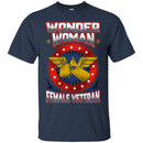 Wonder Female Veteran Tshirt CustomCat