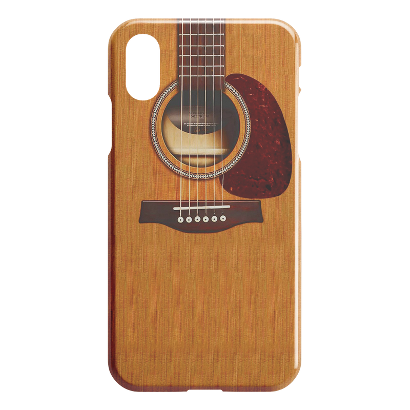 Wooden Guitar iPhone Case teelaunch