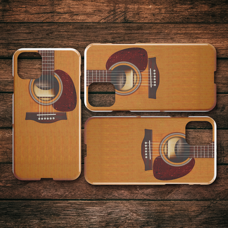 Wooden Guitar iPhone Case teelaunch