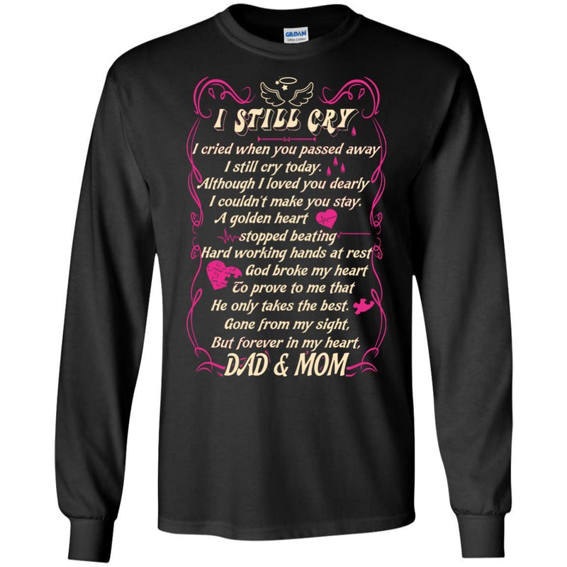 You Are Forever In My Heart Dad and Mom T-shirts CustomCat
