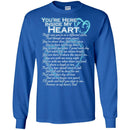 You Are Here Inside My Heart T-shirt CustomCat