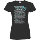 You Are Here Inside My Heart T-shirt CustomCat