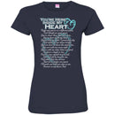 You Are Here Inside My Heart T-shirt CustomCat