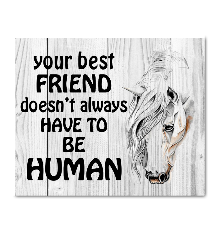 You Best Friend Doesn't Always Have To Be Human Canvas GearLaunch