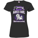 Zodiac T-Shirt I'm Not Yelling I'm An Aries Girl That's How We Talk Funny Gift For Women Sheep Tee Shirt CustomCat